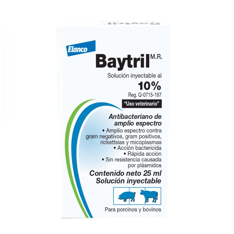 Baytril solución inyectable 10%